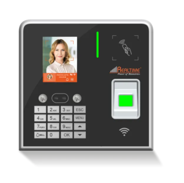 Realtime RS810 with WiFi Face With Finger Attendance And Access Control