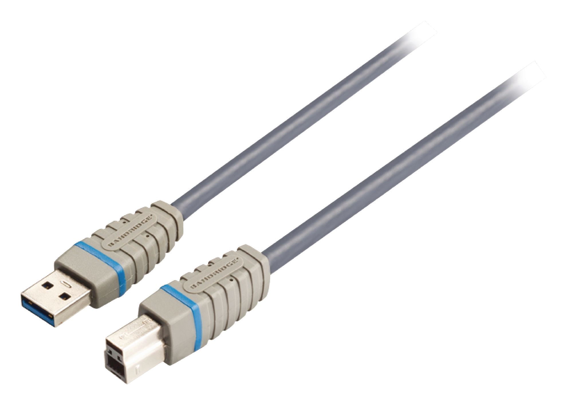Bandridge USB 3.0 Cable USB-A Male - USB-B Male Round 2.00 m Blue