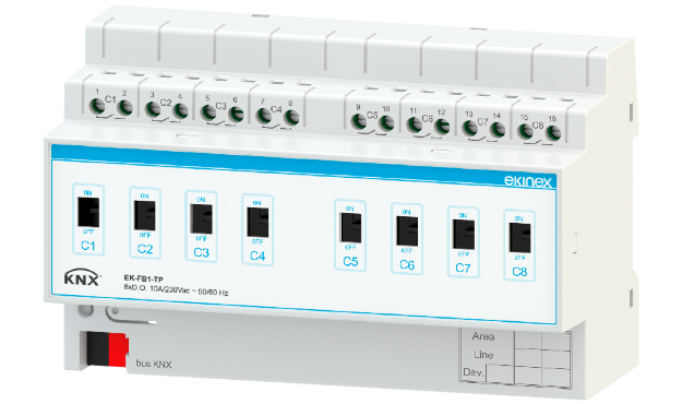 Ekinex Binary output 8-fold