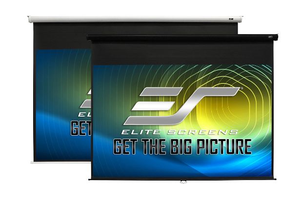 Elite Aeon Manual Series is an ultra affordable, high performance, manual pull-down projection screen, Aeon Manual Series