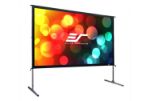 Elite Yard Master 2 Series is a fast folding-frame outdoor Portable projection screen 10