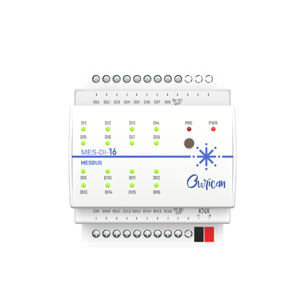 Ourican KNX Input Module with 16 Analog-Digital Inputs