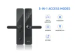 Ozone Smart Door Digital Lock with Doorbell | Biometric Door Lock | Smart Lock | Smart Life - OZ-FDL-01-LIFE-NXT, Grey 2