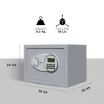 Ozone Pin Based Compact Digital Safe Locker 10