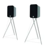 Concept 300 Bookself Speaker Pair Black & Rosewood 1