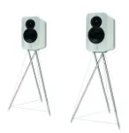 Concept 300 Bookself Speaker Pair White & Light Oak 4