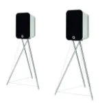 Concept 300 Bookself Speaker Pair White & Light Oak 5
