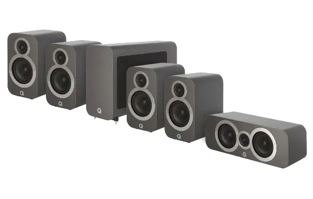 3000i 5.1 (3010i) Home Theater Speaker Package Graphite Grey