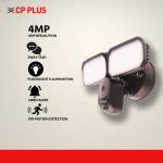 CP-Plus, ezyKam, 4MP Full HD Video, Outdoor Wi-fi Floodlight Camera, CP-F41A 