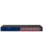 CP-Plus, 26 Ports Gigabit PoE Switch With 24 Gigabit PoE Ports & 2 SFP, CP-ANW-GPU24F2-N30 