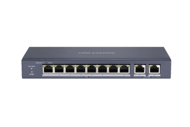 Hikvision, 8 Port Fast Ethernet Unmanaged POE Switch DS-3E0310P-E_M