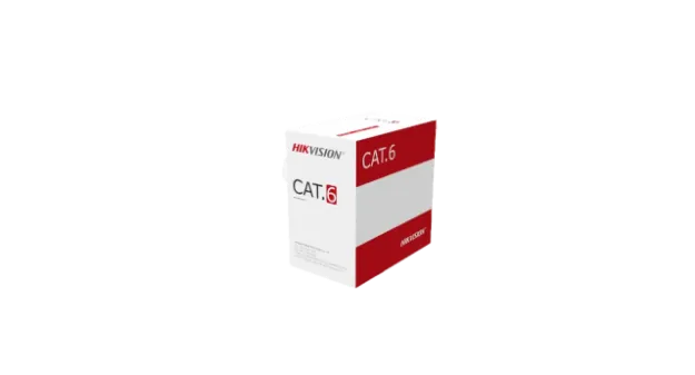 Hikvision, 305 Meter, 4Pairs CAT6 UTP Network Cable, CCA,0.565 mm 