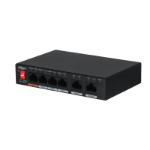 Dahua, 6-Port 10_100Mbps Unmanaged Desktop Switch with 4 PoE Ports 