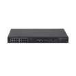 Dahua, 16-port 100 Mbps + 2-port Gigabit Managed PoE Switch 