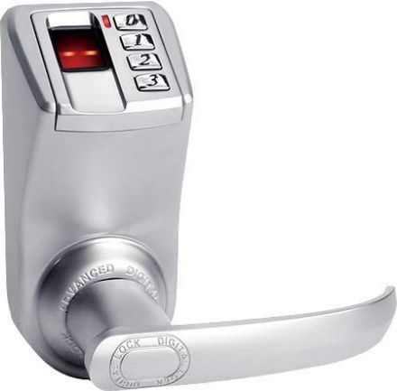 Adel 3398 Keyless Biometric Fingerprint Door Lock Trinity Fingerprint + Password+ Key