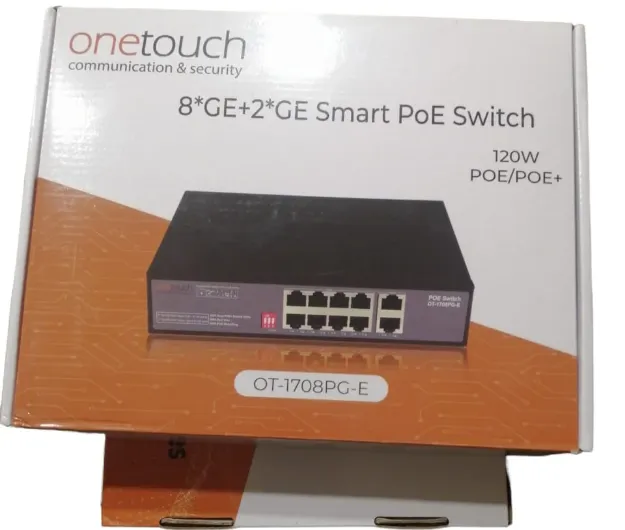 Onetouch Unmanged 8Port POE Switch OT-1708PG-E