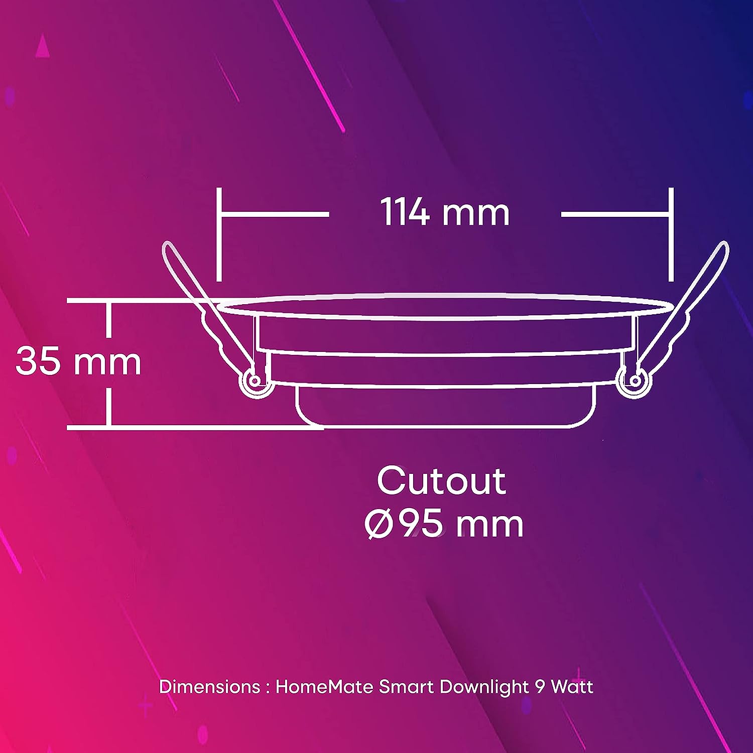 HomeMate WiFi Smart LED Downlight