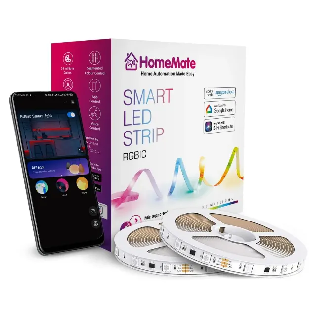 HomeMate Smart RGBIC Strip Light