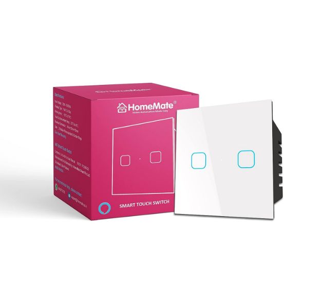 Picture of HomeMate, Wi-Fi Smart Two way Touch Switch, No Hub Required, Works with Amazon Alexa, Google Assistant & Siri