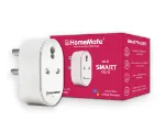 HomeMate, WiFi Smart Plug Socket 16A, With Energy Metering, Type - M, Suitable for Small appliances, Works with Amazon Alexa, Google Assistant and Siri