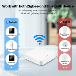 Phlipton Wireless Smart Home gateway For Switches & Lightings (ZigBee+Sigmesh Bluetooth) supports 64 Mesh products 