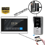 Smart Video Doorbell With Indoor Monitor & Mobile App Support 