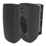 Adept Audio IO50 5.25" Surface-Mount Indoor/Outdoor Speakers Black