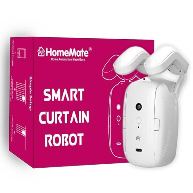 HomeMate Smart Curtain Robot Compatible with Alexa and Google Home