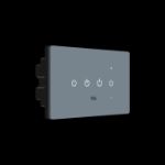 Iotics, 4 Gang (3 Switch + 1 Dimmer) Wi-Fi Smart Touch Switch