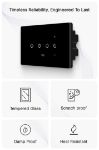 Iotics, 4 Gang IR Remote & Wi-Fi Smart Touch Switch