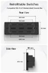 Iotics, Smart Touch Switch, 8 Gang (6 Switch + 2 Dimmer)