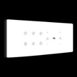 Iotics, 8 Gang (6 Switch + 1 Dimmer + 1 Fan) IR Remote & Wi-Fi  Smart Switch 