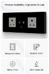 8 Gang (2 Plug) IR Remote & Wi-Fi Switch