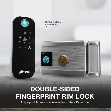 Ozone Double Sided Fingerprint Rim Lock