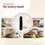 Picture of Godrej Advantis IoT 9 Smart Lock | Made in India Digital Lock for Main Door I Advanced & Highly Secure | 9 in 1 Access | NFC, Smart Watch, BLE Remote, Wi-Fi, Fingerprint | 3 years Warranty I Free Installation