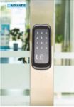 Picture of Godrej Smart Lock |Advantis Crystal Digital Lock for Glass Door | 2 in 1 Access | Pin + RFID, Autolocking Digital | Lock for Office |for Hotel & Home| Glass Door | Black Finish | Free Installation
