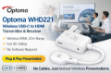 Picture of Optoma WHD221 Wireless USB-C to HDMI Transmitter & Receiver | 1080p Plug & Play Wireless Presentation System
